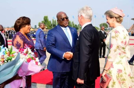 RDC-BELGIQUE : LE COUPLE ROYAL BELGE EST ARRIVÉ A KINSHASA