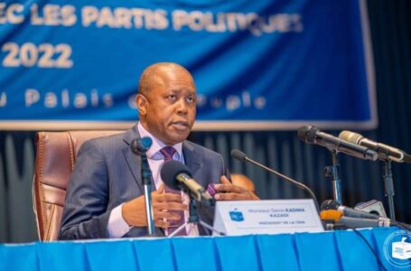 RDC :  LA COMMISSION ÉLECTORALE NATIONALE INDÉPENDANTE A ORGANISÉ UN CADRE DE CONCERTATION AVEC LES RESPONSABLES DES PARTIS POLITIQUES