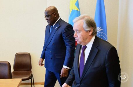 RDC-SUISSE : Le Président Félix TSHISEKEDI a échangé avec les hauts représentants des Nations Unis