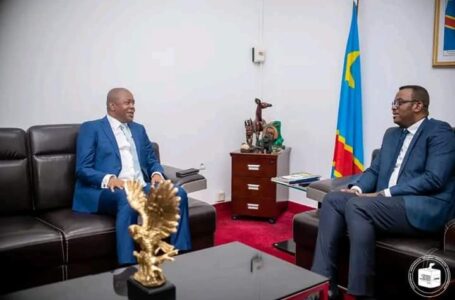 RDC-CENI : Le président DENIS KADIMA a échangé avec le VPM FONCTION PUBLIQUE