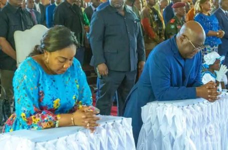 Kananga: Le couple présidentiel a pris part a la messe de Noël