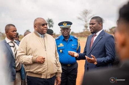 Le VPM Transports Jean Pierre Bemba a visité les Travaux de modernisation d&rsquo;une partie du port international de Matadi par la firme MCTC